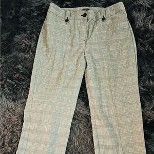 Women’s  Grey/ Black Checkered Pants Never Worn